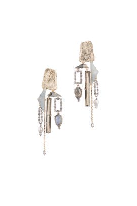 Watery Stone Chandelier Clip Earrings By Alexis Bittar For 55 Watery Stone Chandelier Clip Earrings By Alexis Bittar