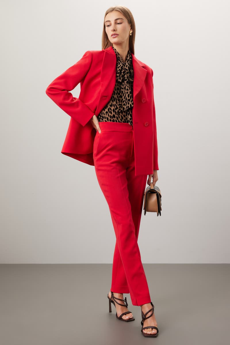 Twill Straight Leg Pants by kate spade new york