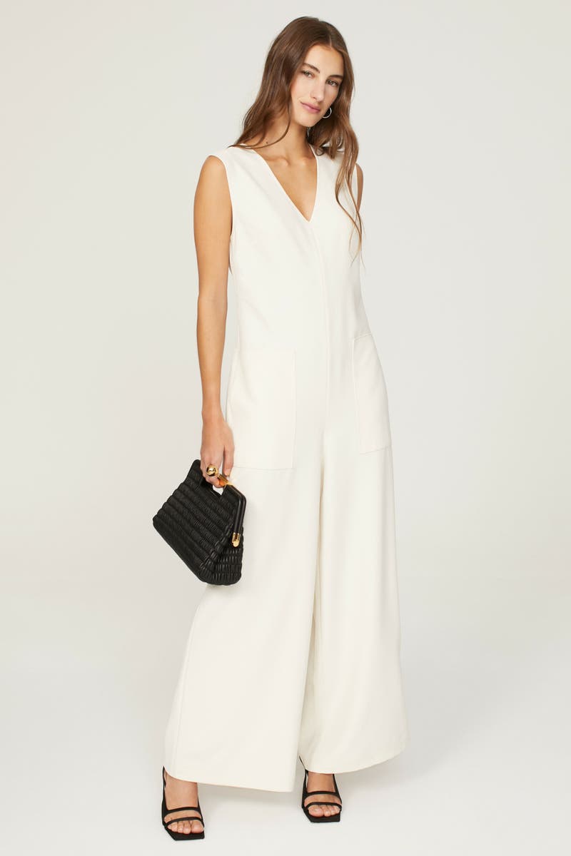 V-Neck Jumpsuit by Marina Moscone x RTR