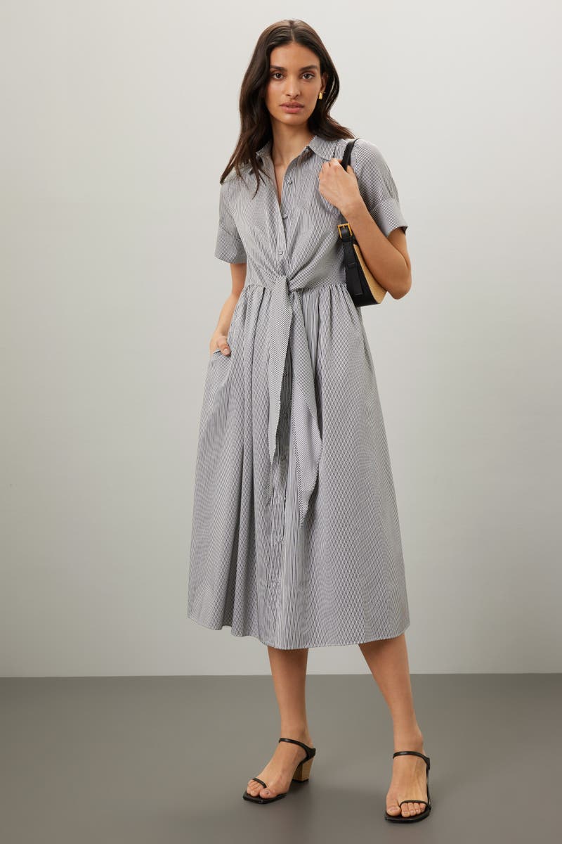 herlipto striped midi dress drown Mサイズ herlipto♡Striped Midi Dress Mサイズ - メルカリ