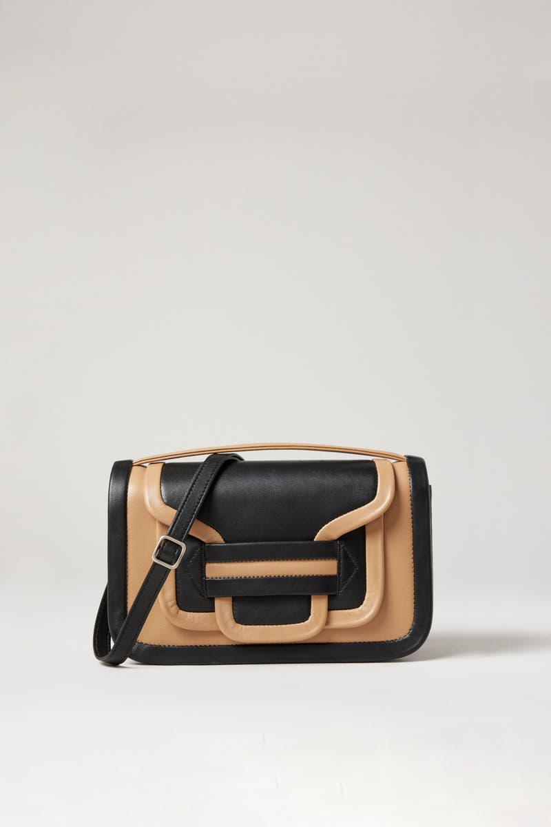 Brown Alpha Crossbody Bag by PIERRE HARDY