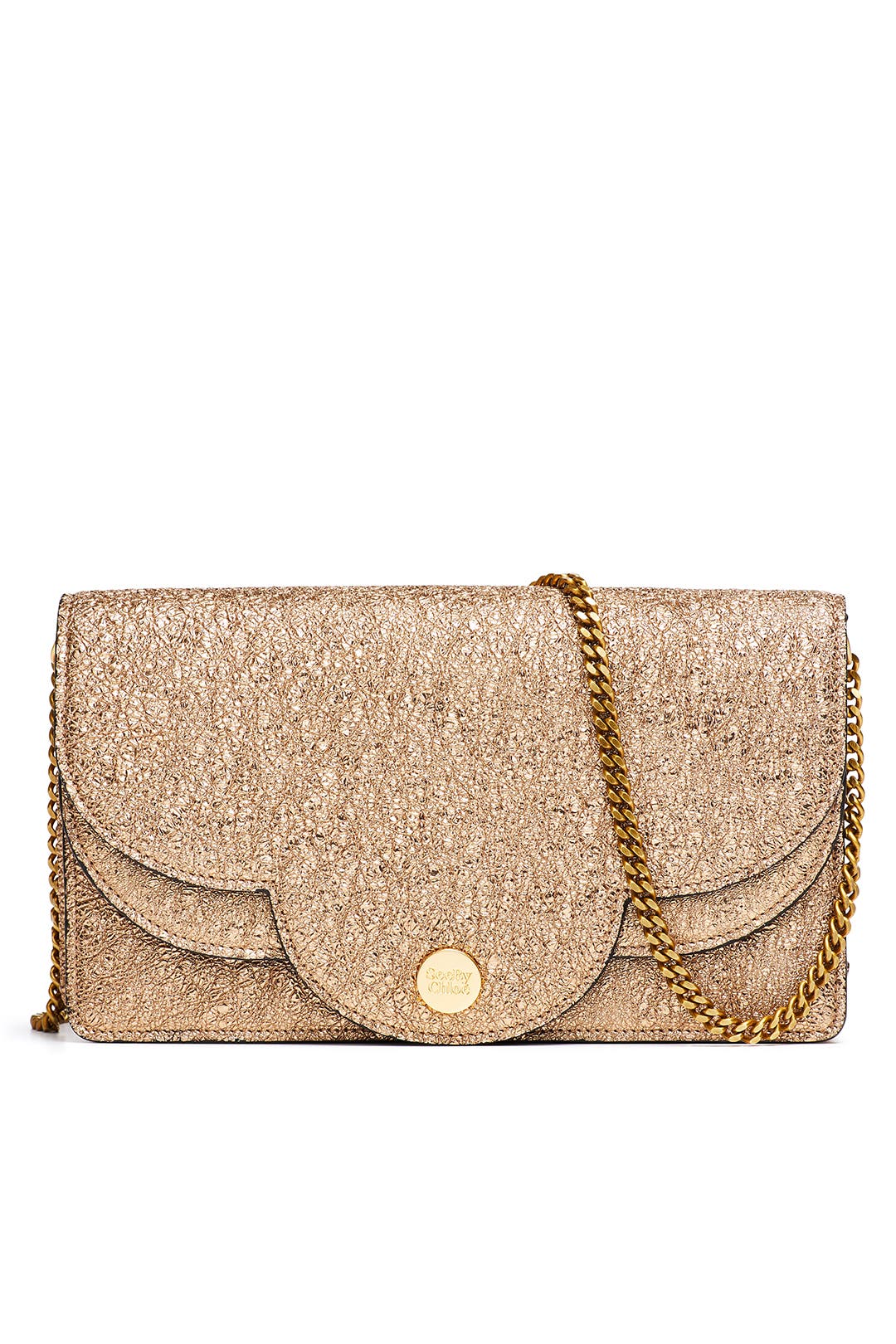Chloe ホリハレリナフラット CHC24W07BOP 28X Chloe(クロエ)】 ペネロペ ボックスレザーショルダーバッグ
