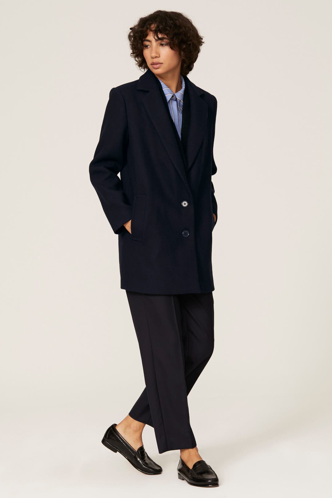 【美品】MARNO Jane coat Navy TKC89.jpg