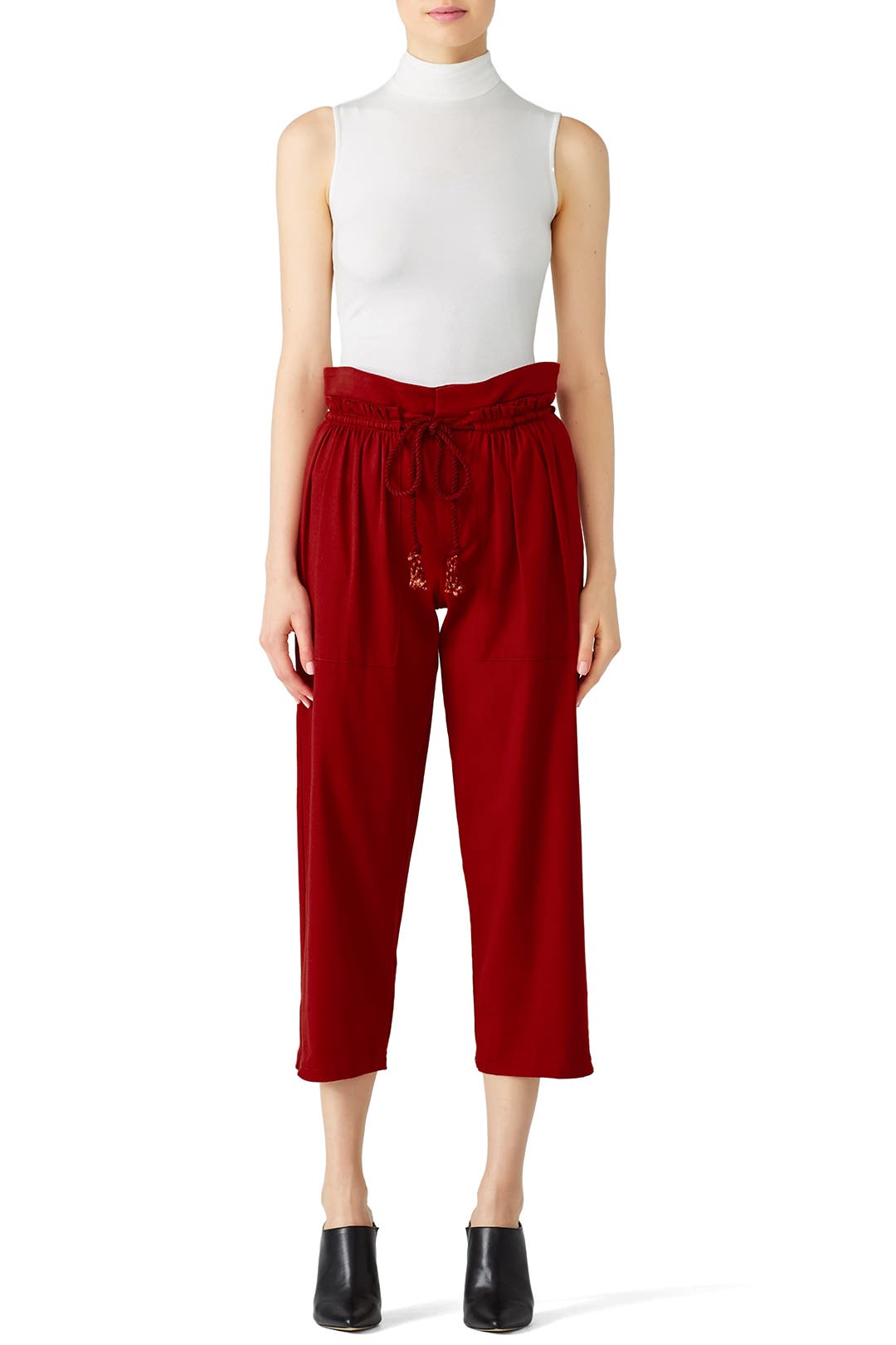 【SATIIIZ】Nen Under String Wide Pants SATIIIZ】Nen Under String Wide Pants (SATiiiZ/パンツ