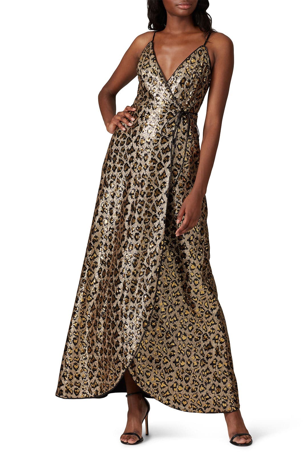 crayme, Leopard Wrap Dress
