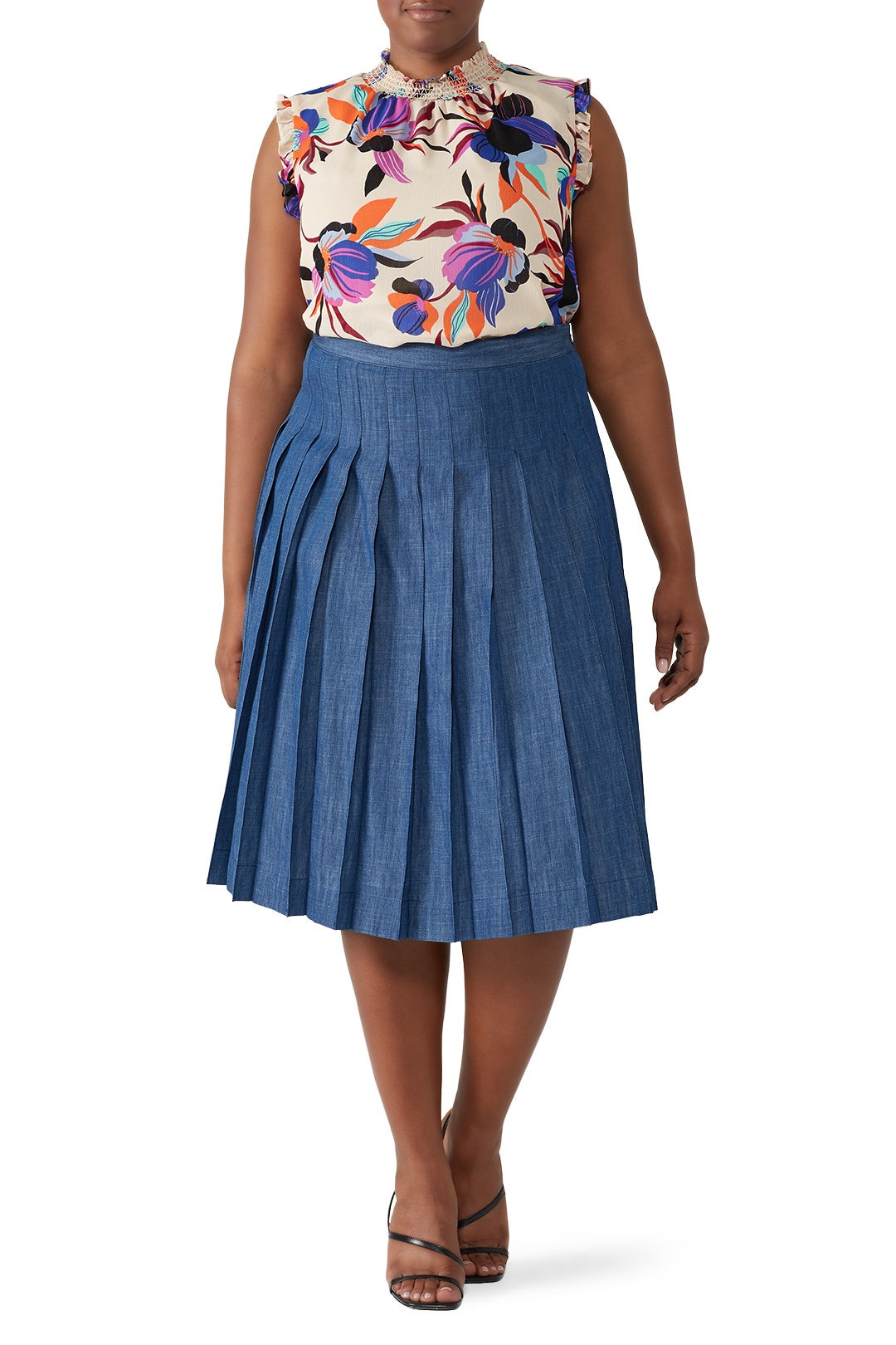 Pleated Midi Skirt by J.Crew 4