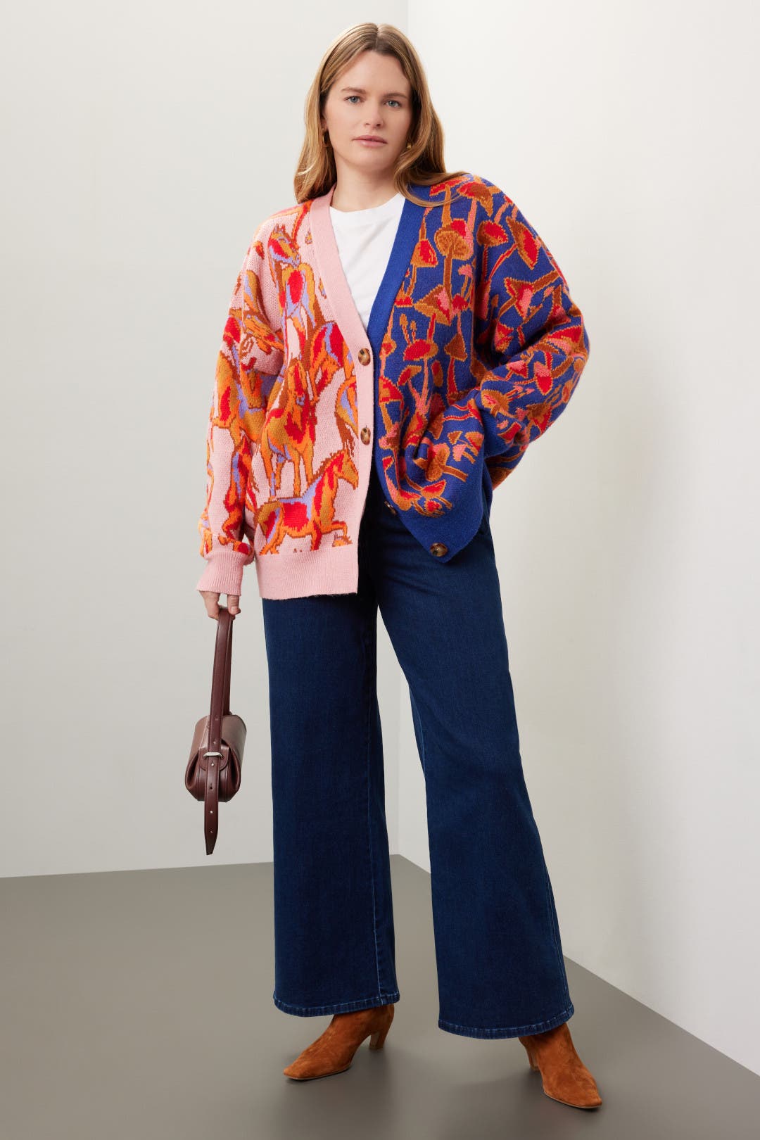 Mixed Mushroom Cardigan by FARM Rio | Rent the Runway