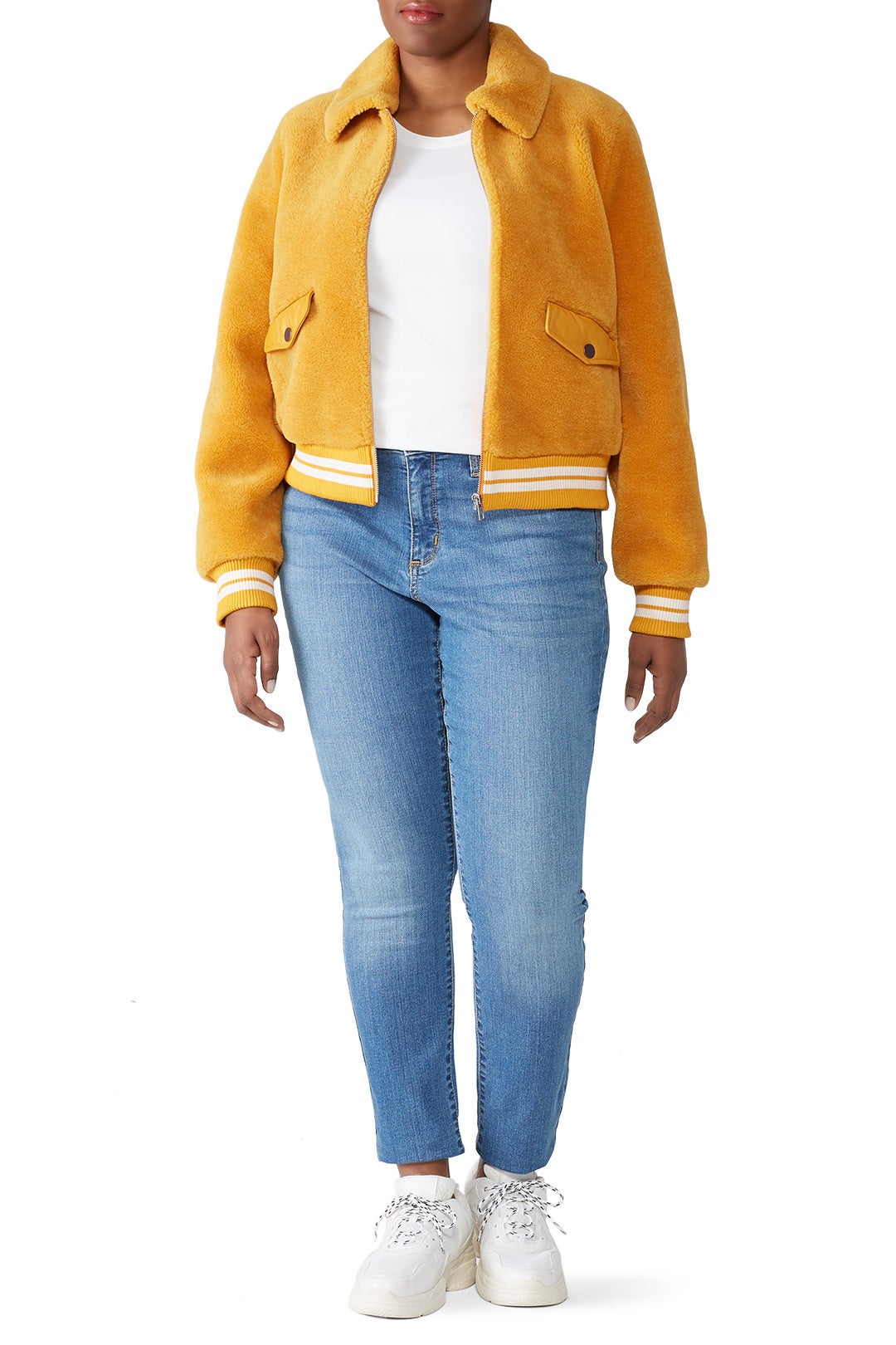 Mango Shearling Bomber by Samantha Sipos 4