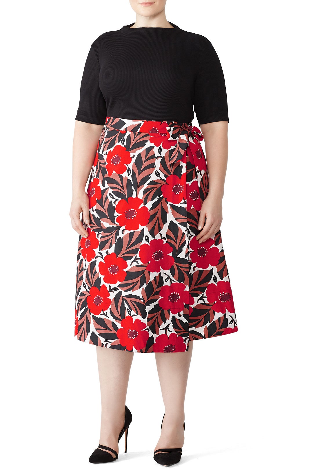 Poppy Field Wrap Skirt by kate spade new york 3