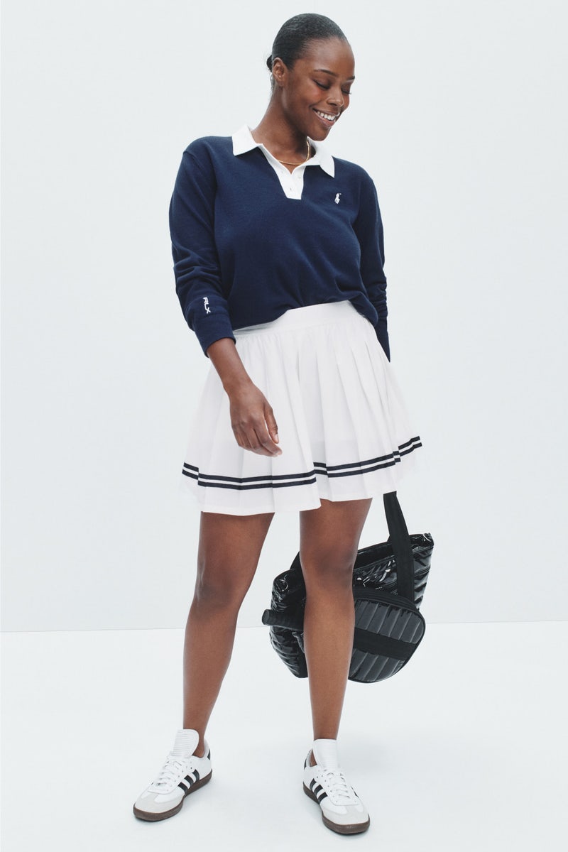 Stretch High Waisted Pleated Skort by Polo Ralph Lauren - Photo 5