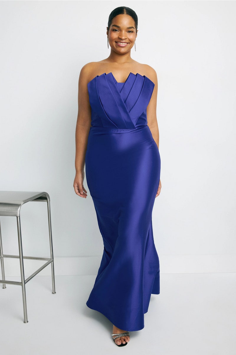 Strapless Origami Gown by Badgley Mischka - Photo 0