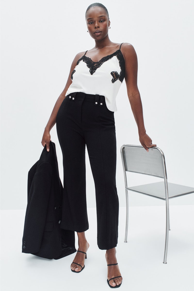 Dawson Crop Flare Trouser by Derek Lam 10 Crosby - Photo 5