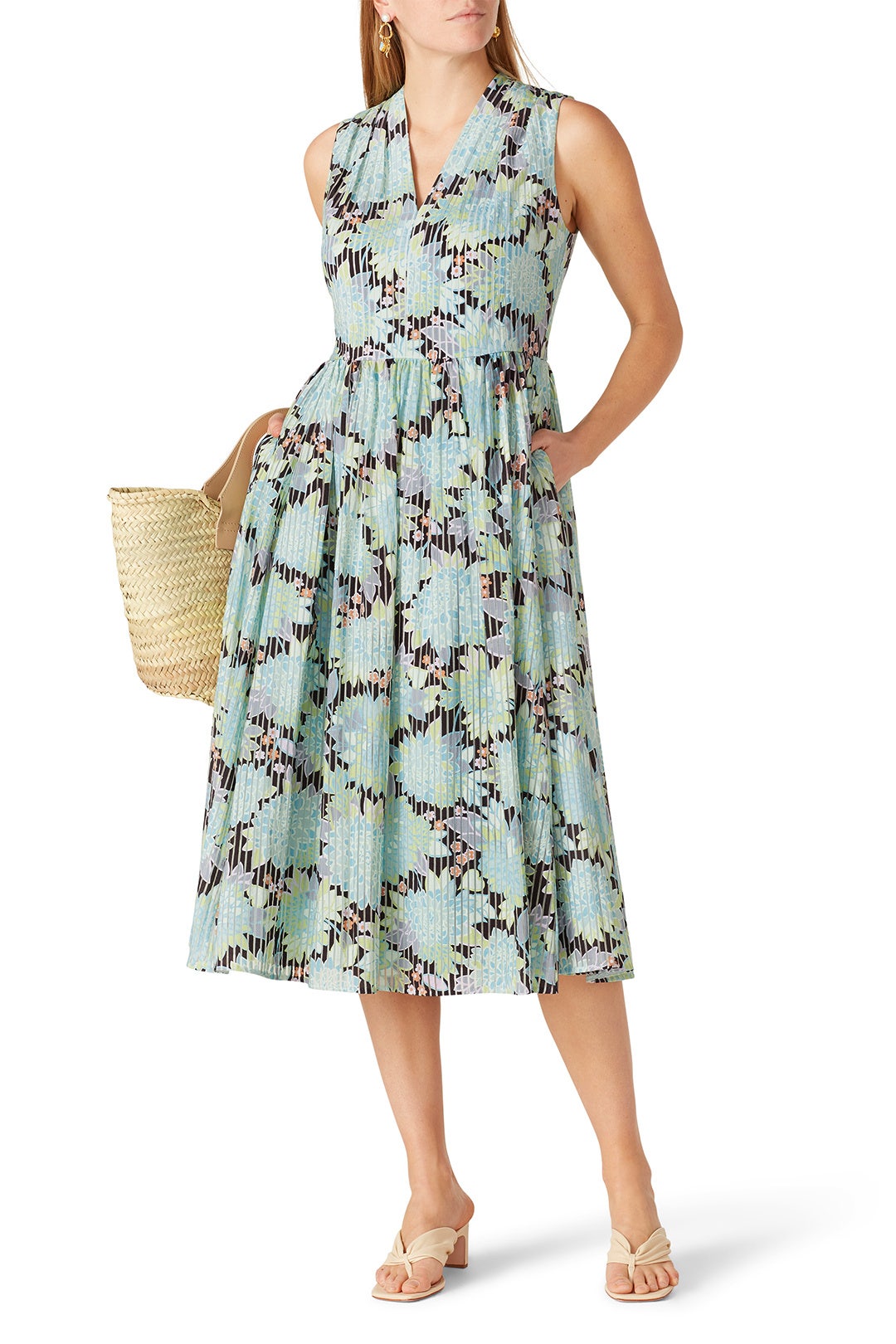 Dahlia Bloom Burnout Dress by kate spade new york 5