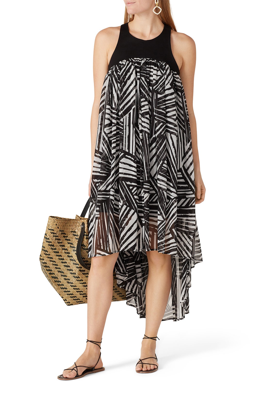 Printed Trapeze Maxi by Toccin 5