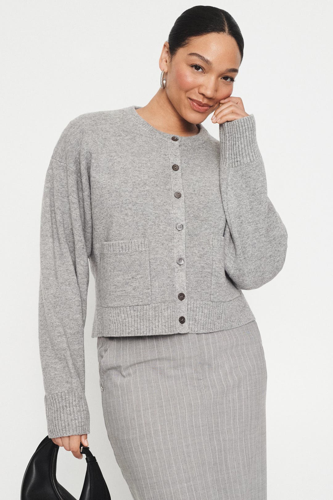 Heather Grey Cardigan by 3.1 Phillip Lim | Rent the Runway