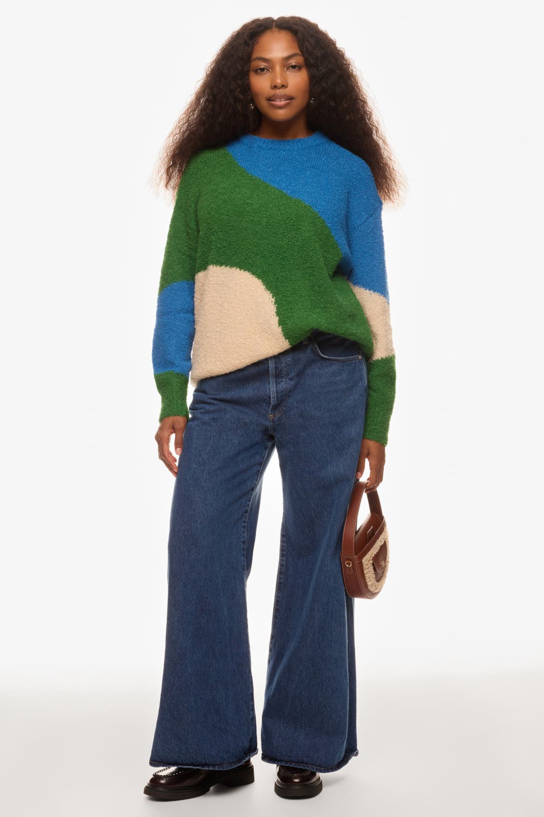 Apart by ニット Elle Textured Crew Knit by Apiece Apart | Rent the Runway