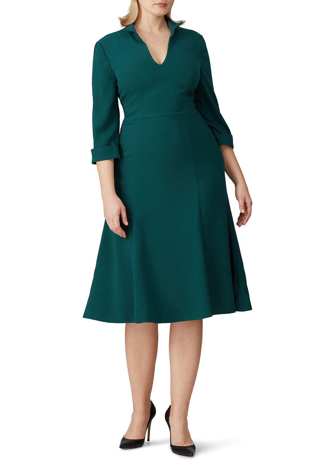 Green Kensington Dress by Black Halo 5