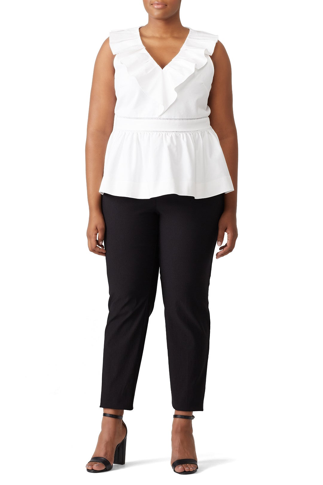 Ruffle Neck Top by kate spade new york 3