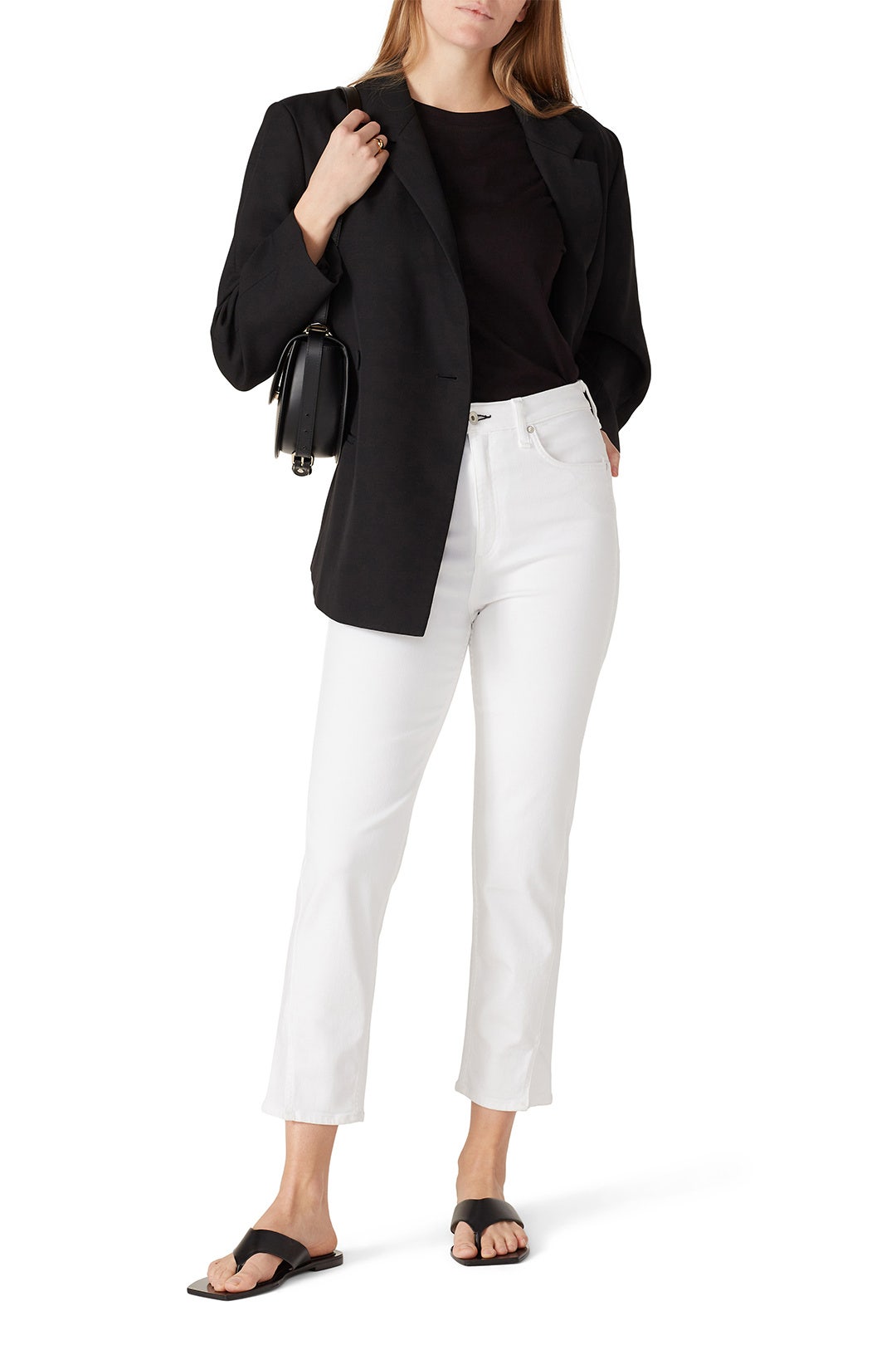 White Nina High Rise Skinny Jeans by rag & bone JEAN 5