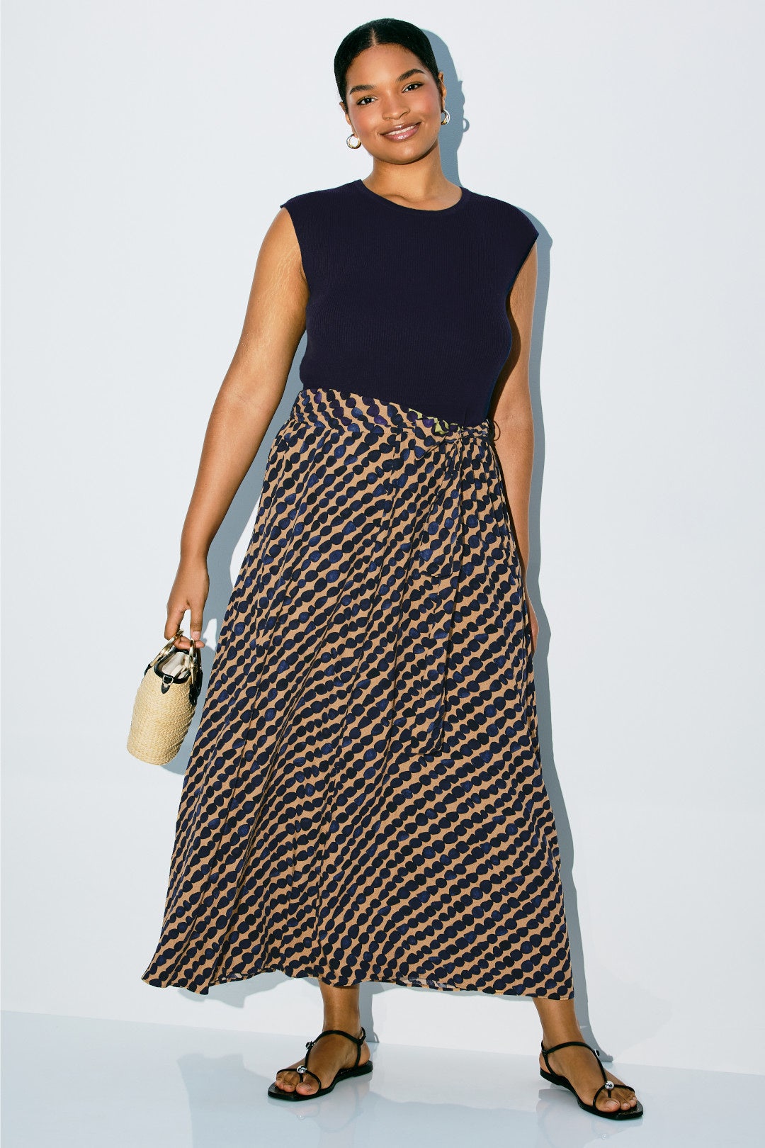 Pebble Dream Mixed Media Dress by NIC + ZOE 2