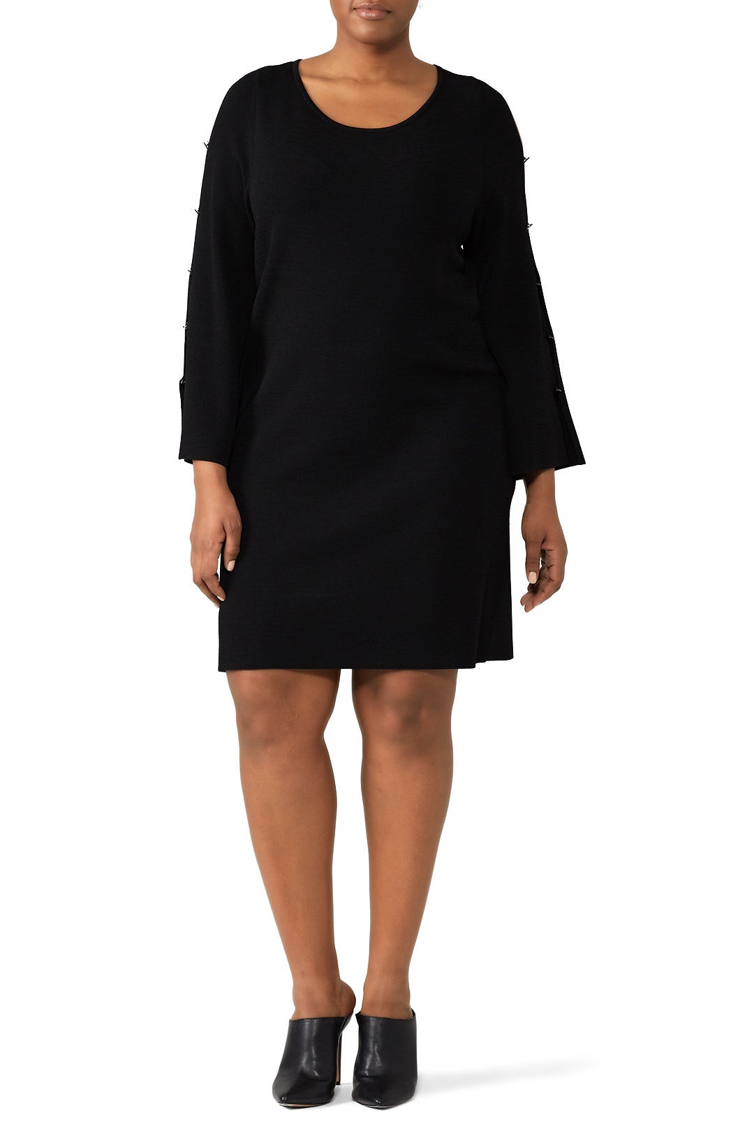 Button Sleeve Dress by Milly 4