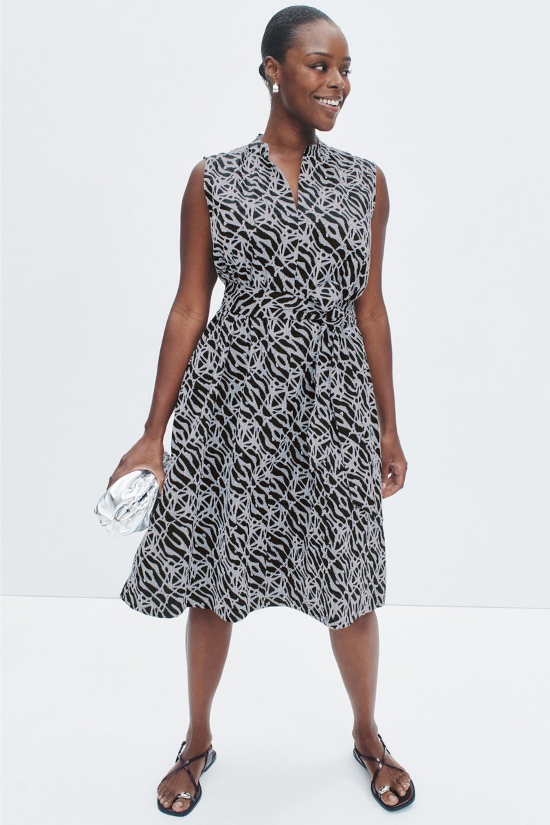 Geo Embroidery Mini Dress by N Natori - Photo 5