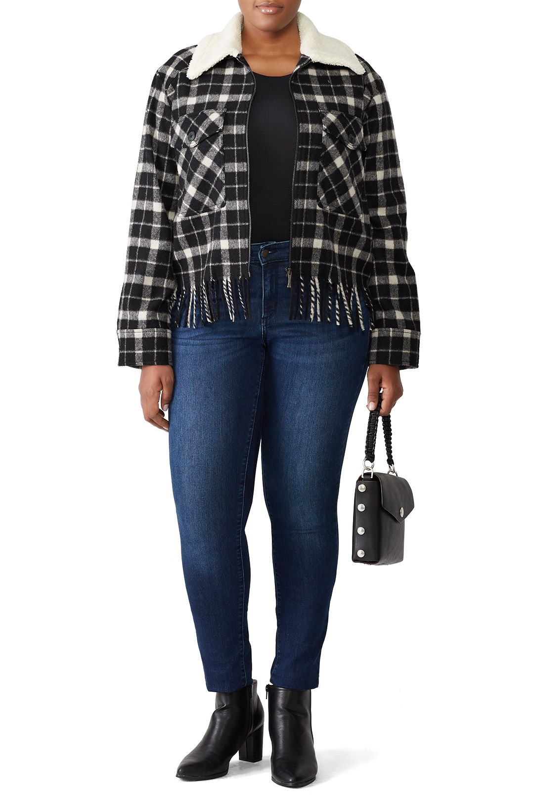 Rustic Plaid Jacket by kate spade new york 4