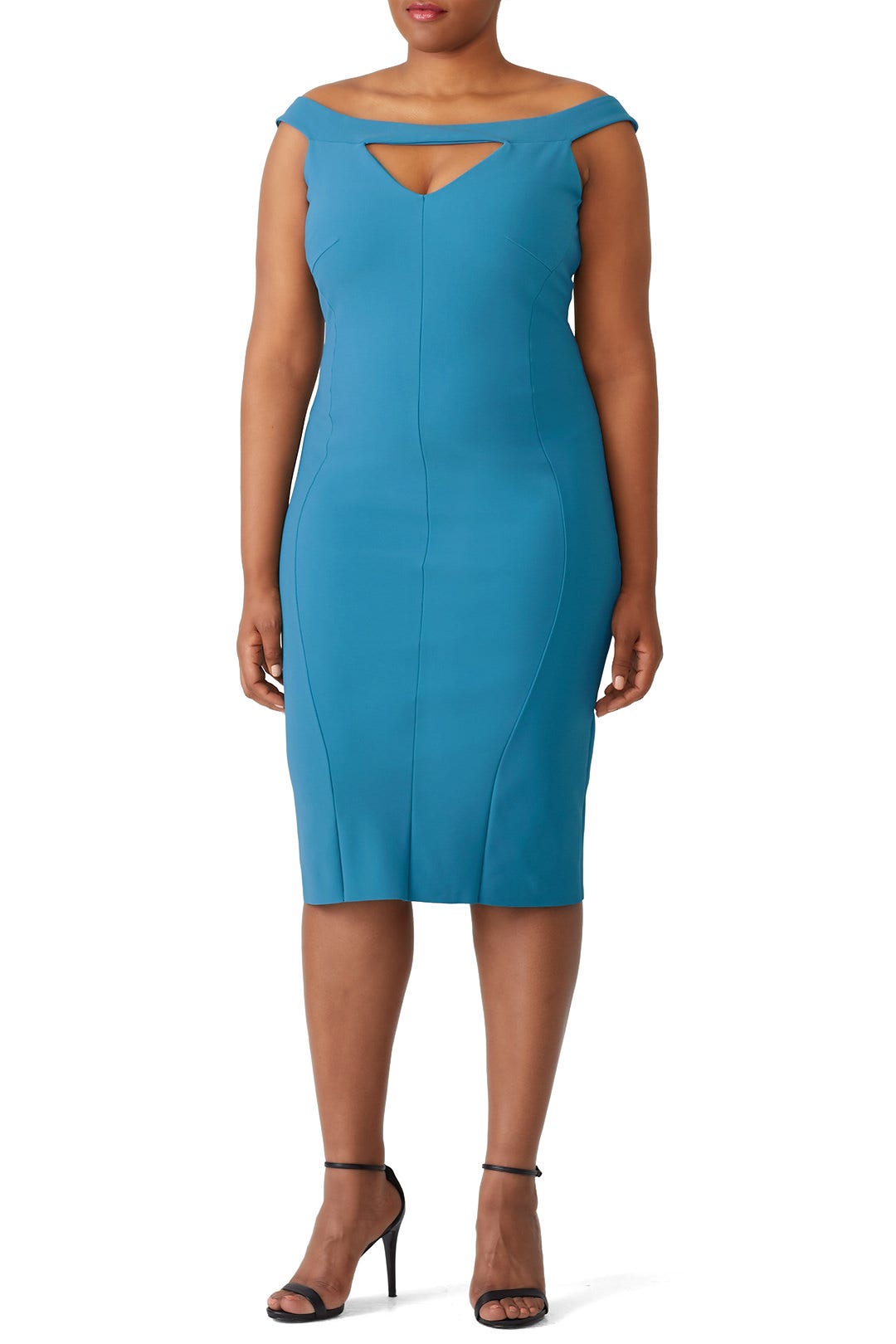 Blue Delina Sheath by Chiara Boni La Petite Robe 4