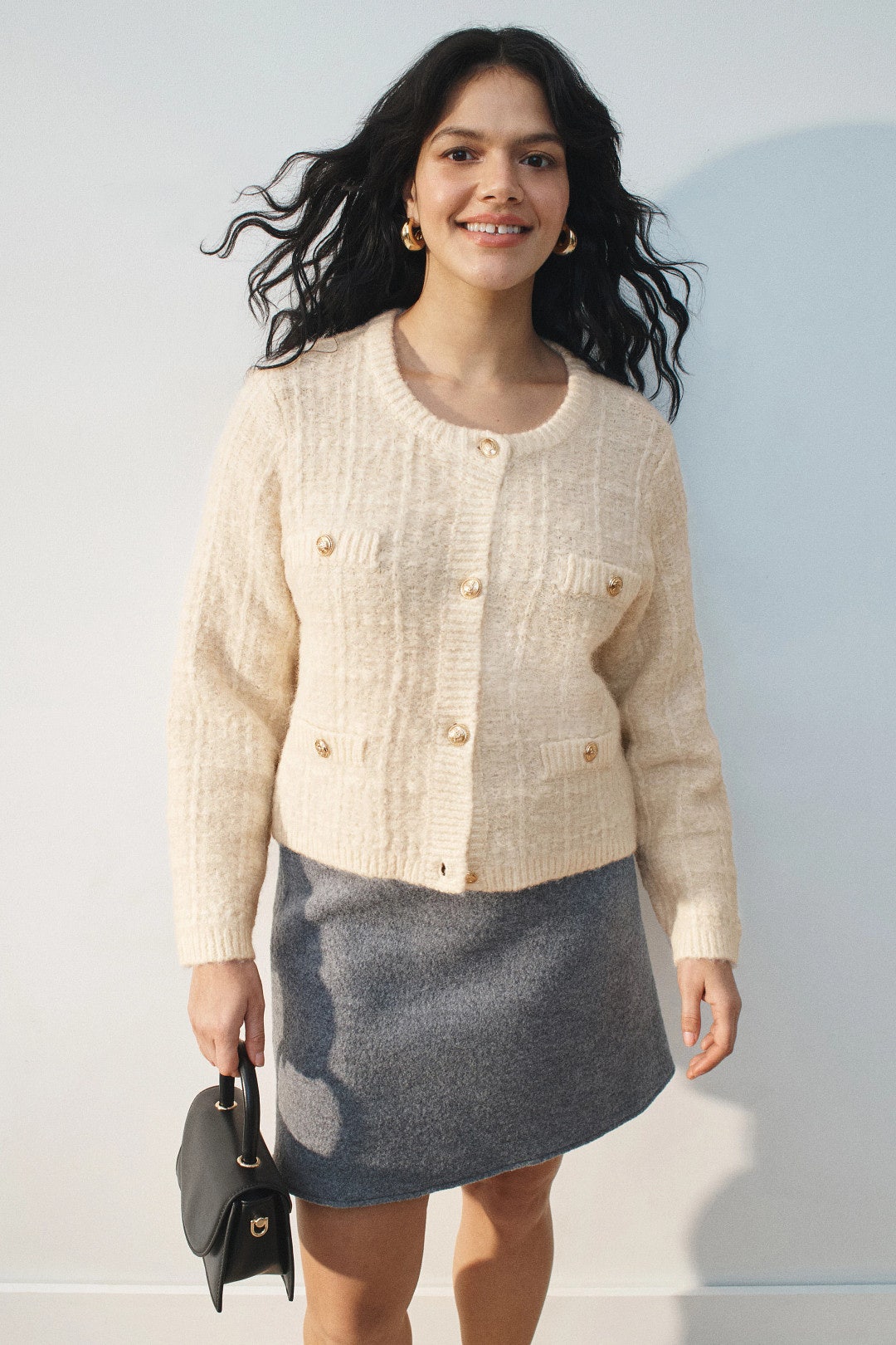 Textured Knit Cardigan by Peter Som x RTR 5