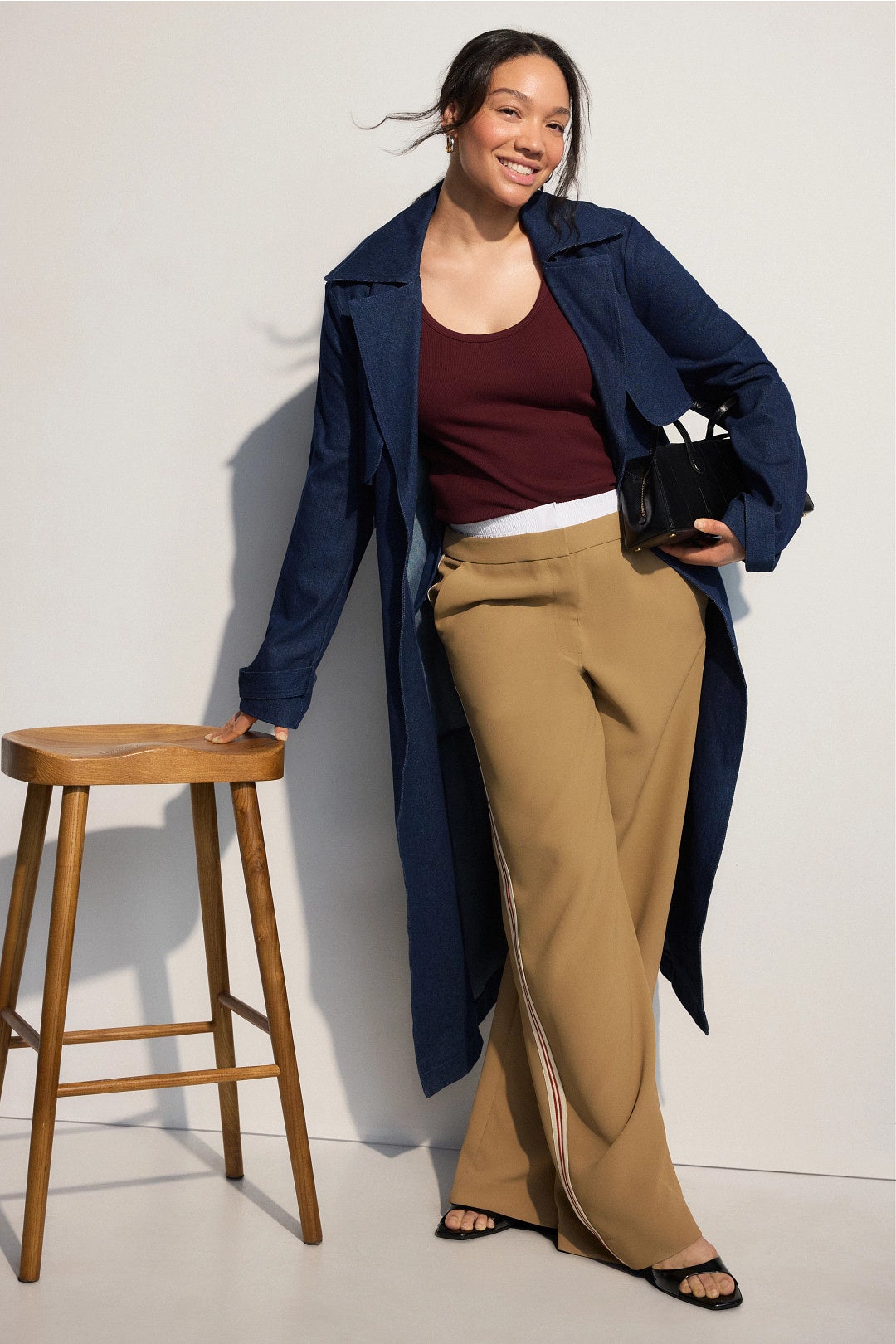 Eugene Track Stripe Pants by Veronica Beard 4