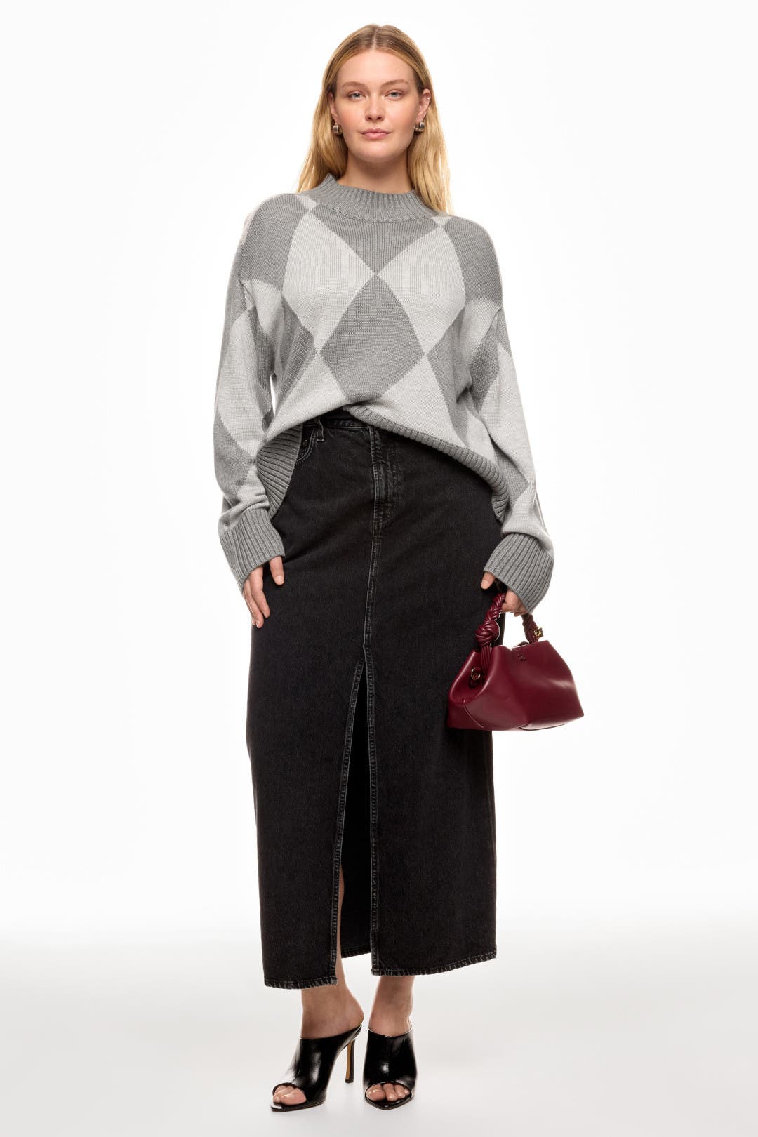 完売品 新品未使用 Tasmania Wool Knit TOPS Derek Lam 10 Crosby Sancia Sweater With Embellished Collar | Tootsies
