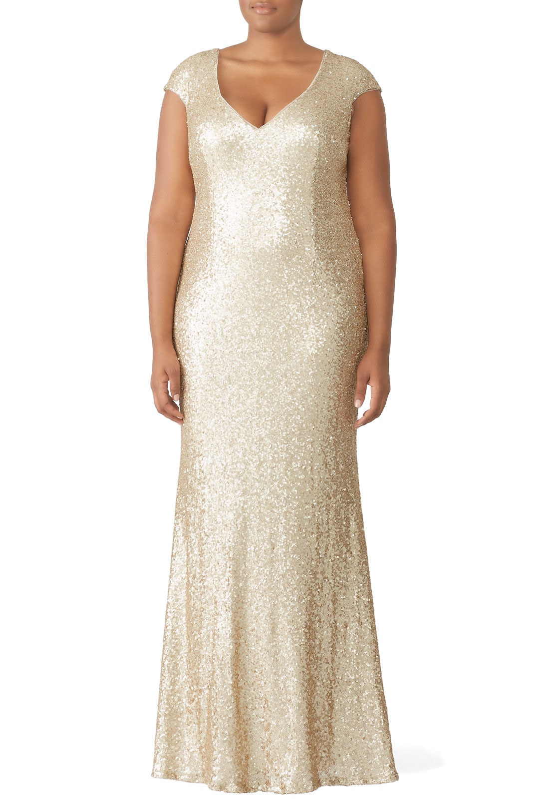 Gold Kaylee Gown by Theia 4