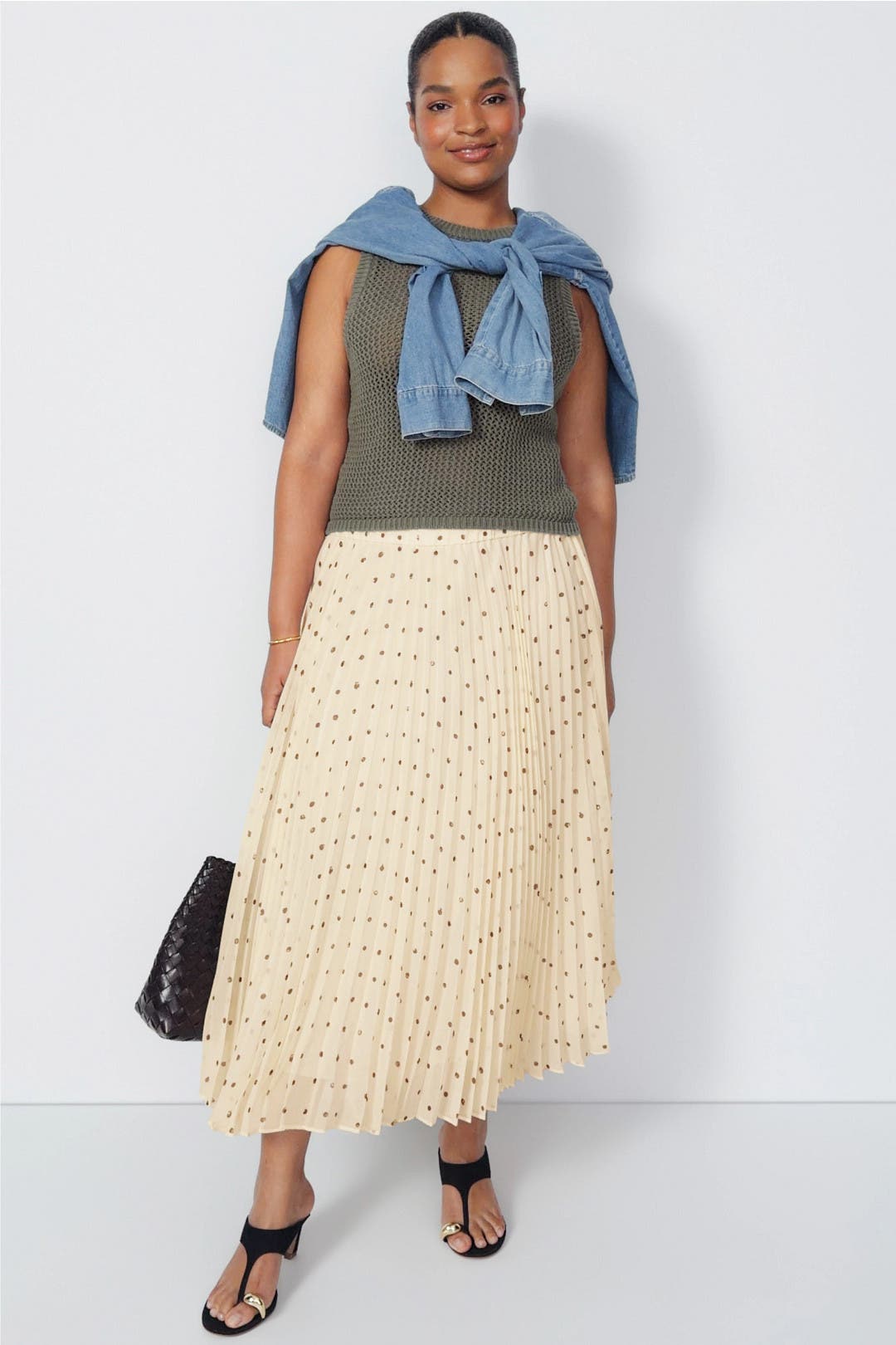 Polka Dot Midi Skirt by Jason Wu x RTR | Rent the Runway
