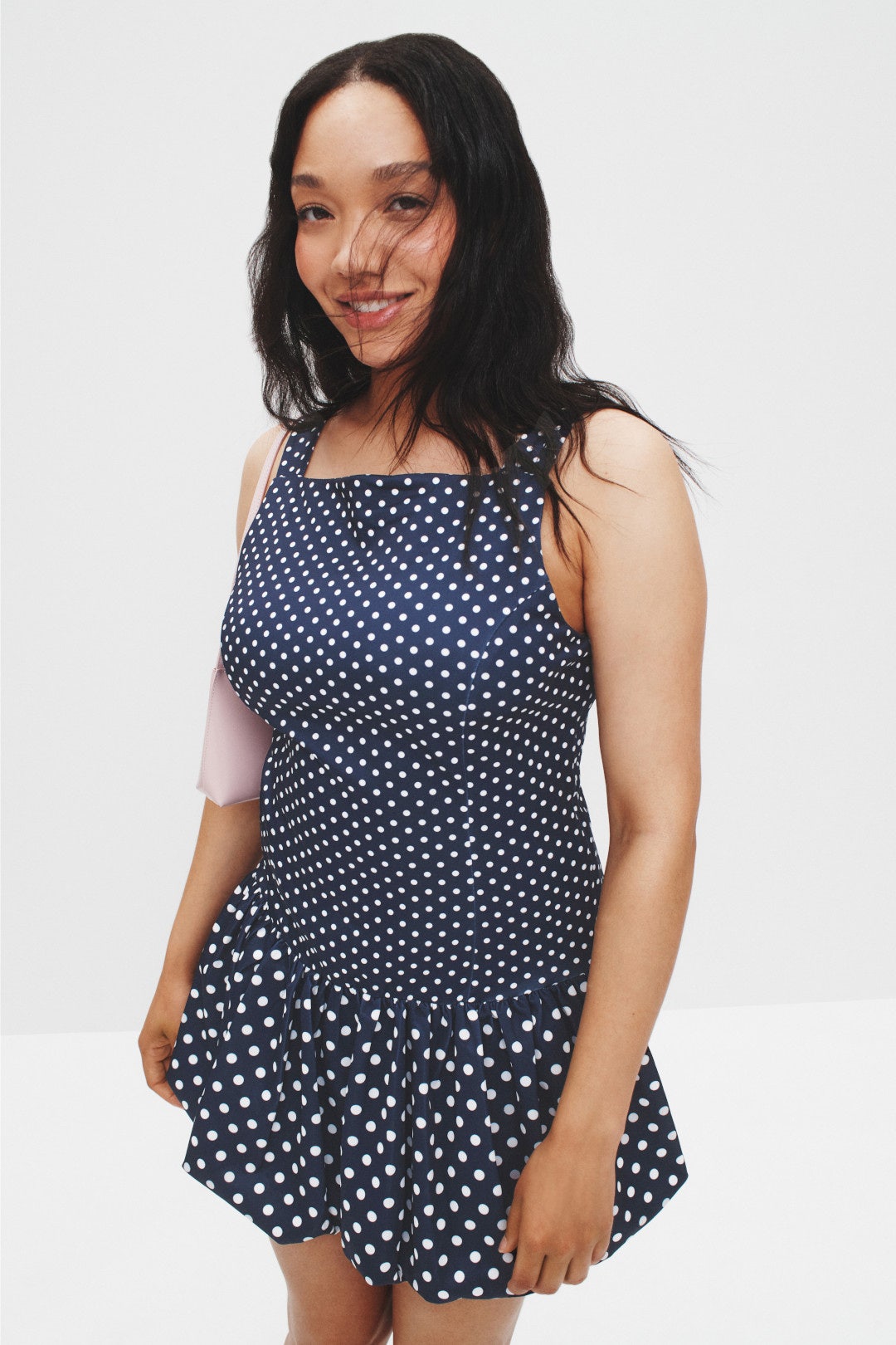 Boat neck Drop Waist Mini Dress by Jewel x Badgley Mischka 5