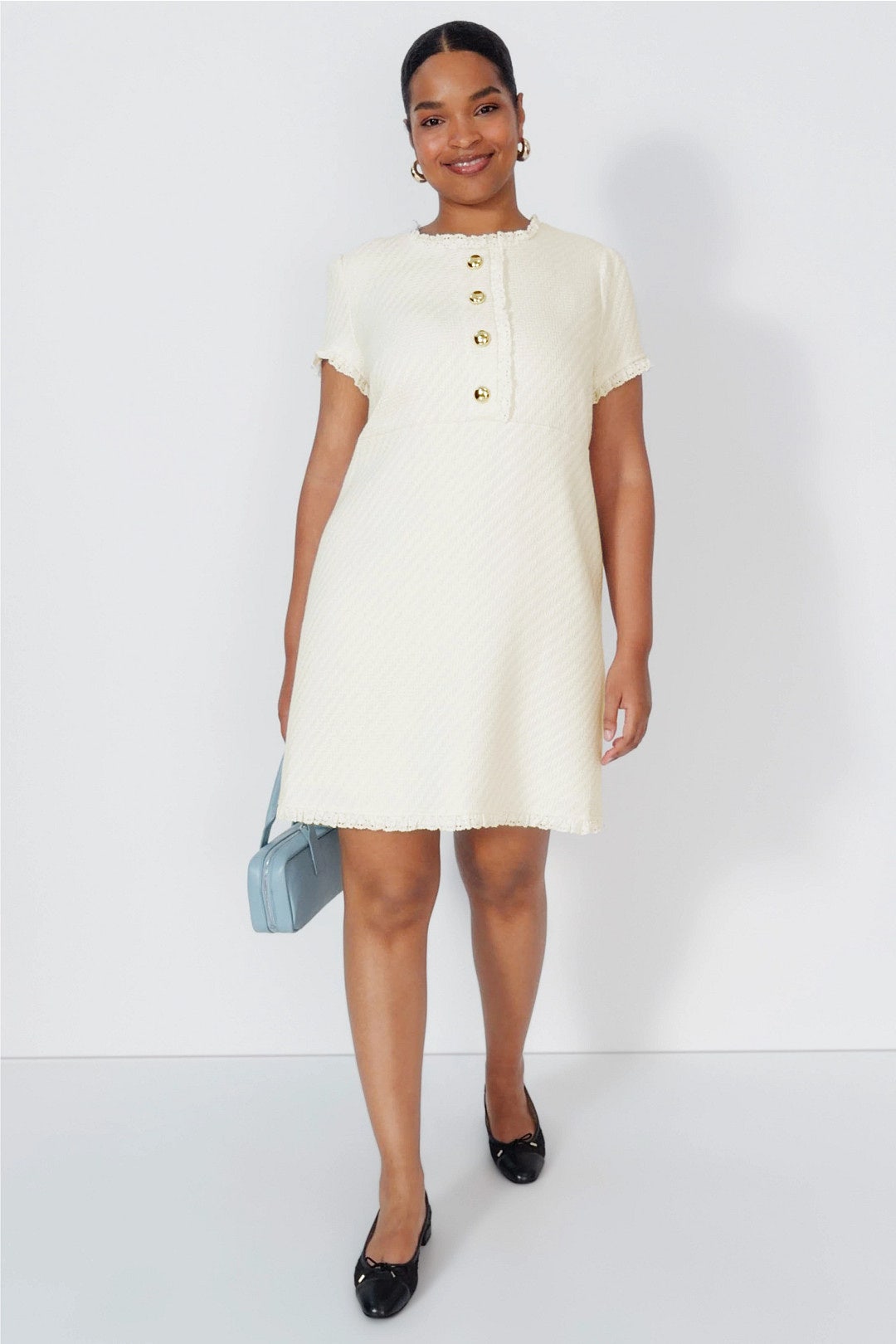 Button Front Shift Dress by Sail to Sable 4