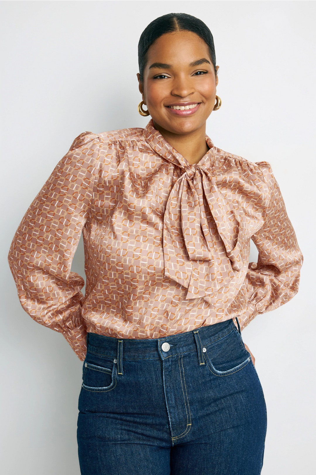 Luxe Long Sleeve Blouse by Lauren Ralph Lauren 5