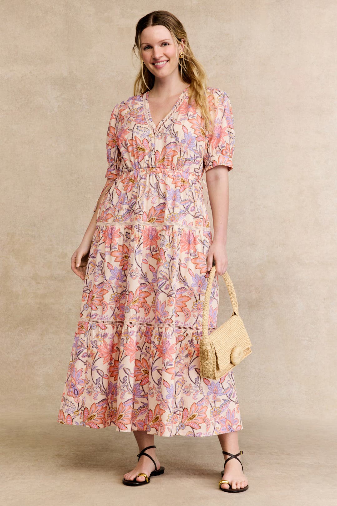 Puff Sleeve Midi Dress by Derek Lam 10 Crosby x RTR | Rent the Runway