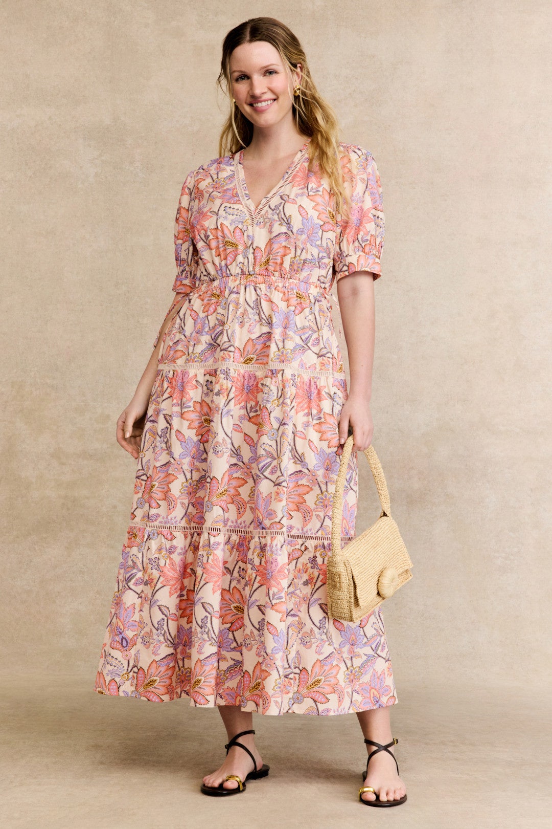 Puff Sleeve Midi Dress by Derek Lam 10 Crosby x RTR 5