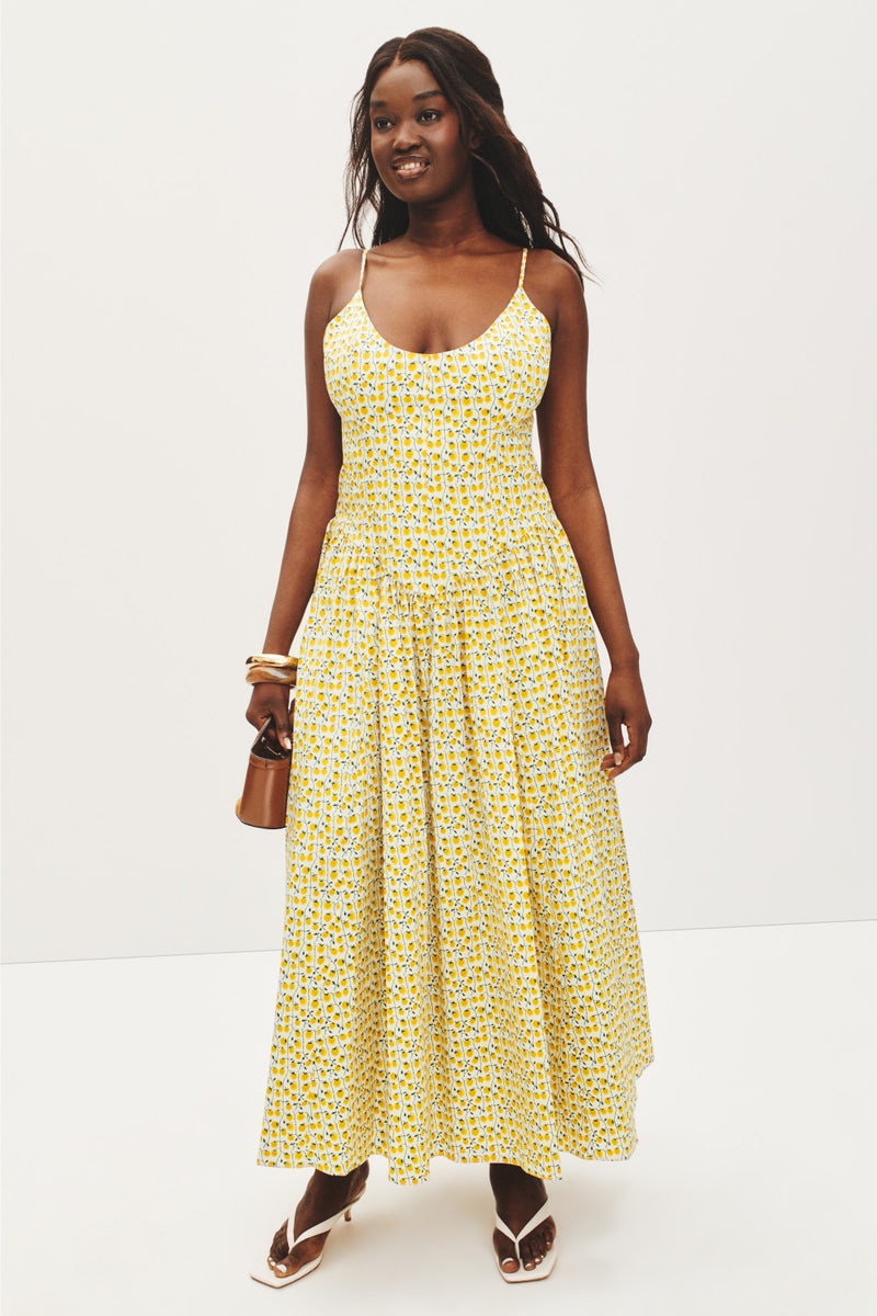 Yellow Dena Dress by Staud - Photo 5