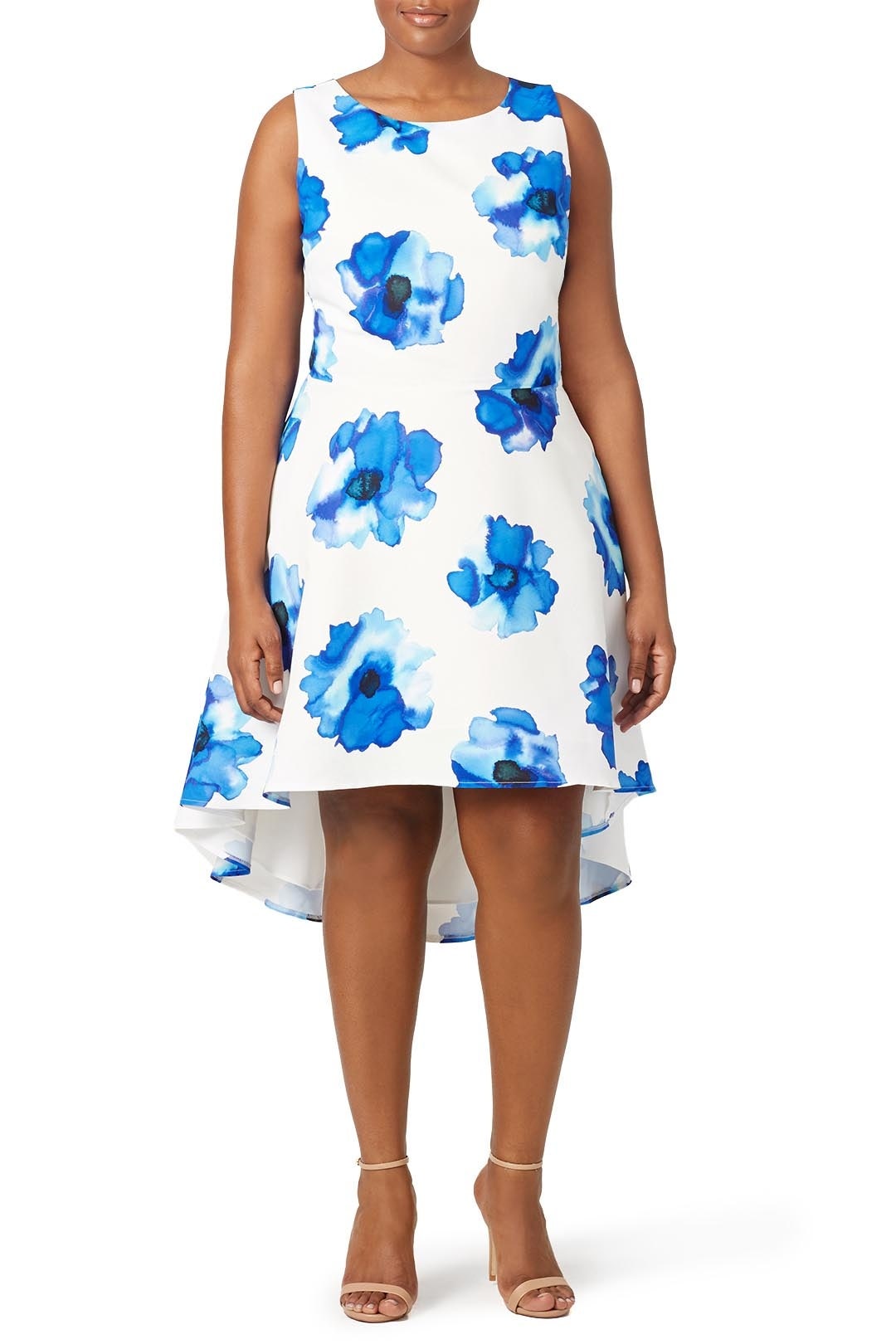 Blue Poppy James Dress by TROUBADOUR 4