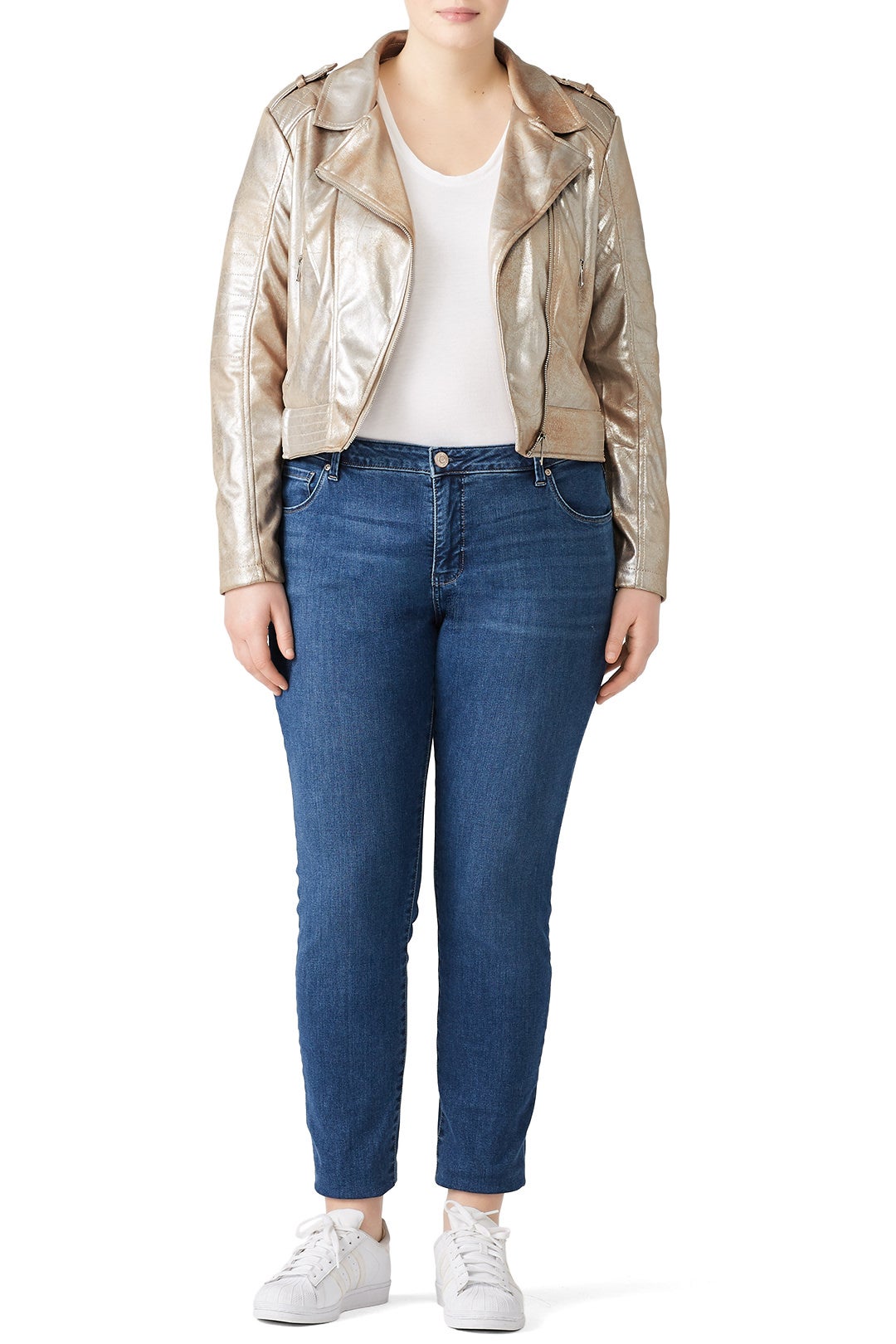 Rosida Faux Leather Jacket by Rino & Pelle 4