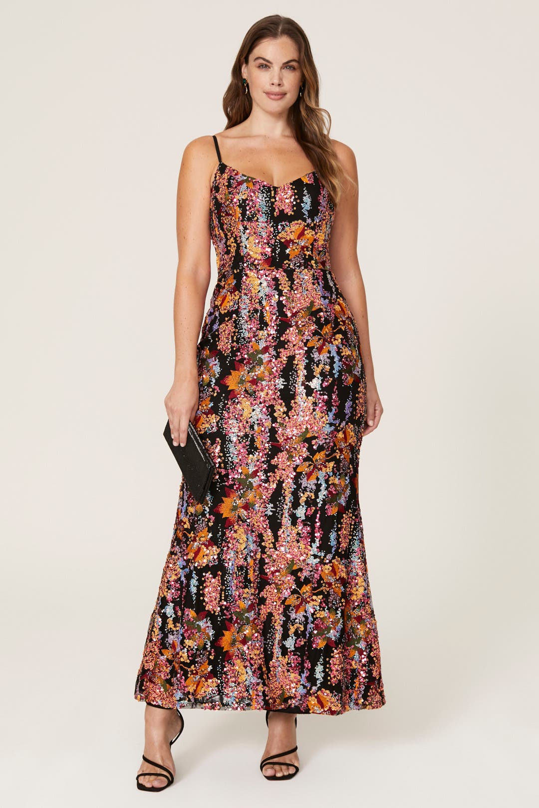 パーティードレス Giovanna Silk Blend Gown Dress BCBGMAXAZRIA Giovanna Silk Blend Gown - Runway Catalog