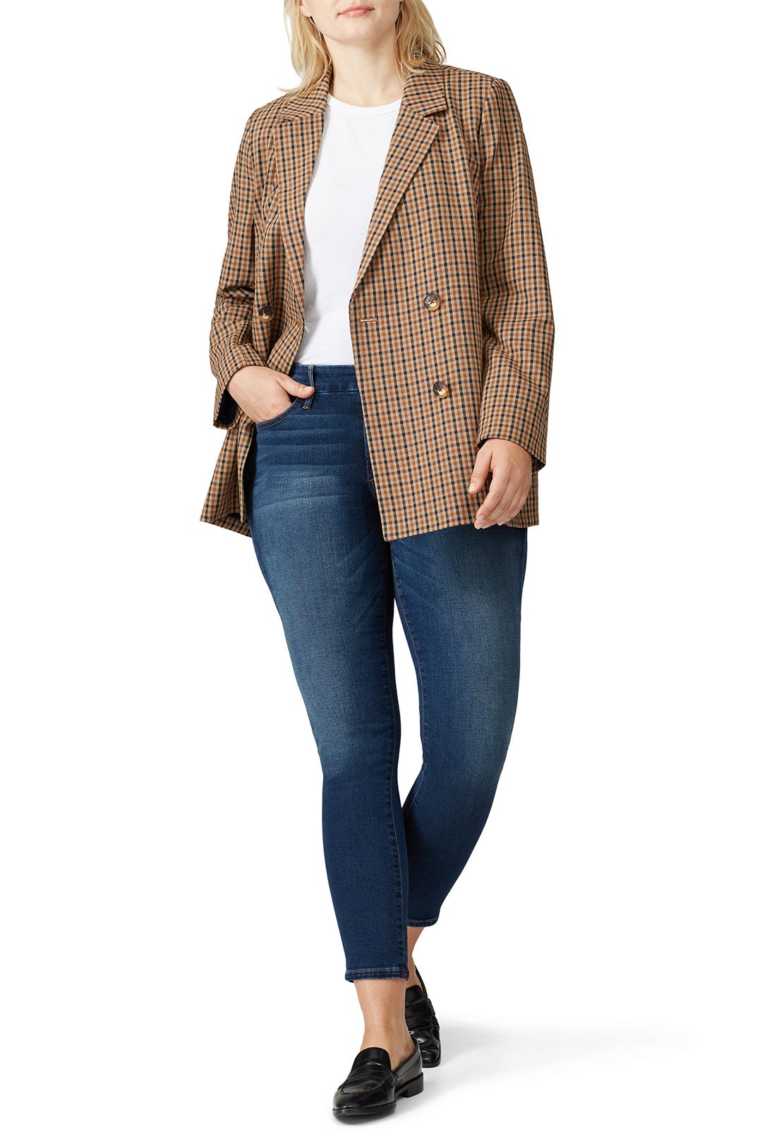 Plaid Caldwell Blazer by Madewell 5