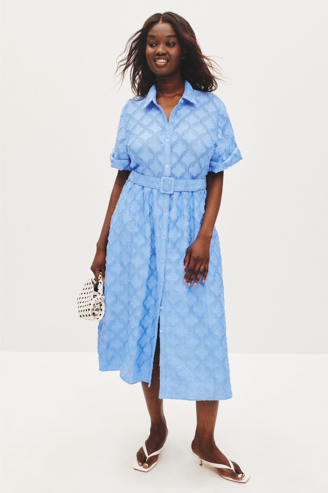 Spade Flower Belted Shirtdress by kate spade new york 5