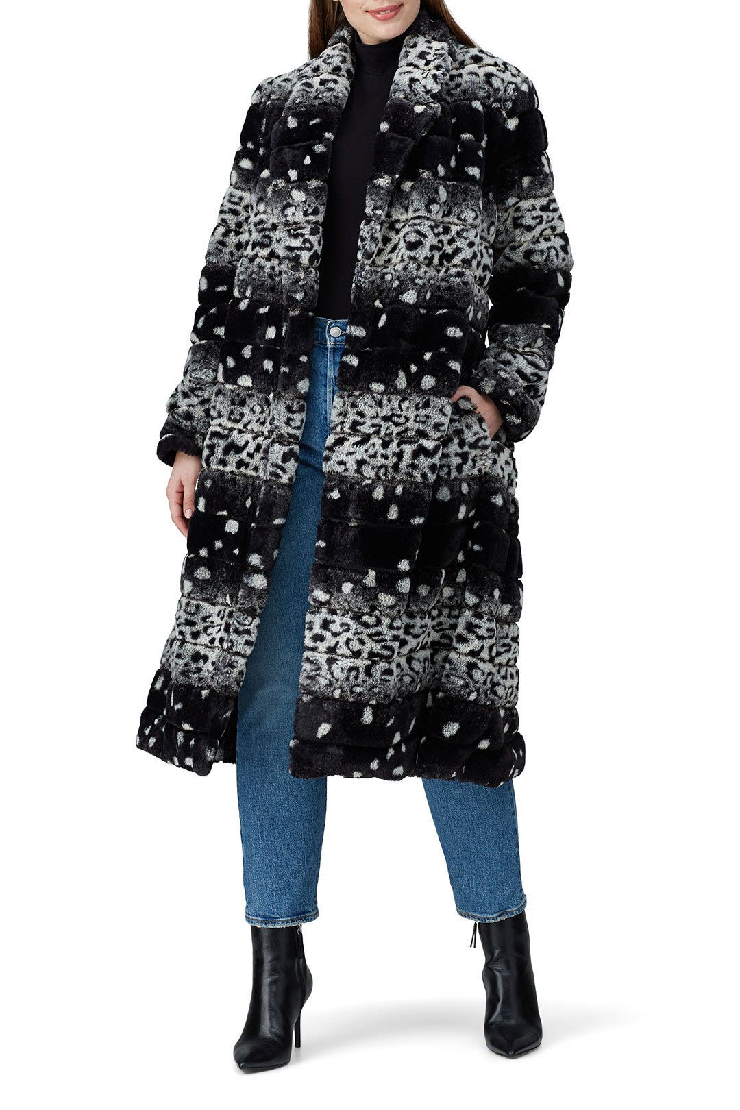 Kat Faux Fur Coat by Hutch 5