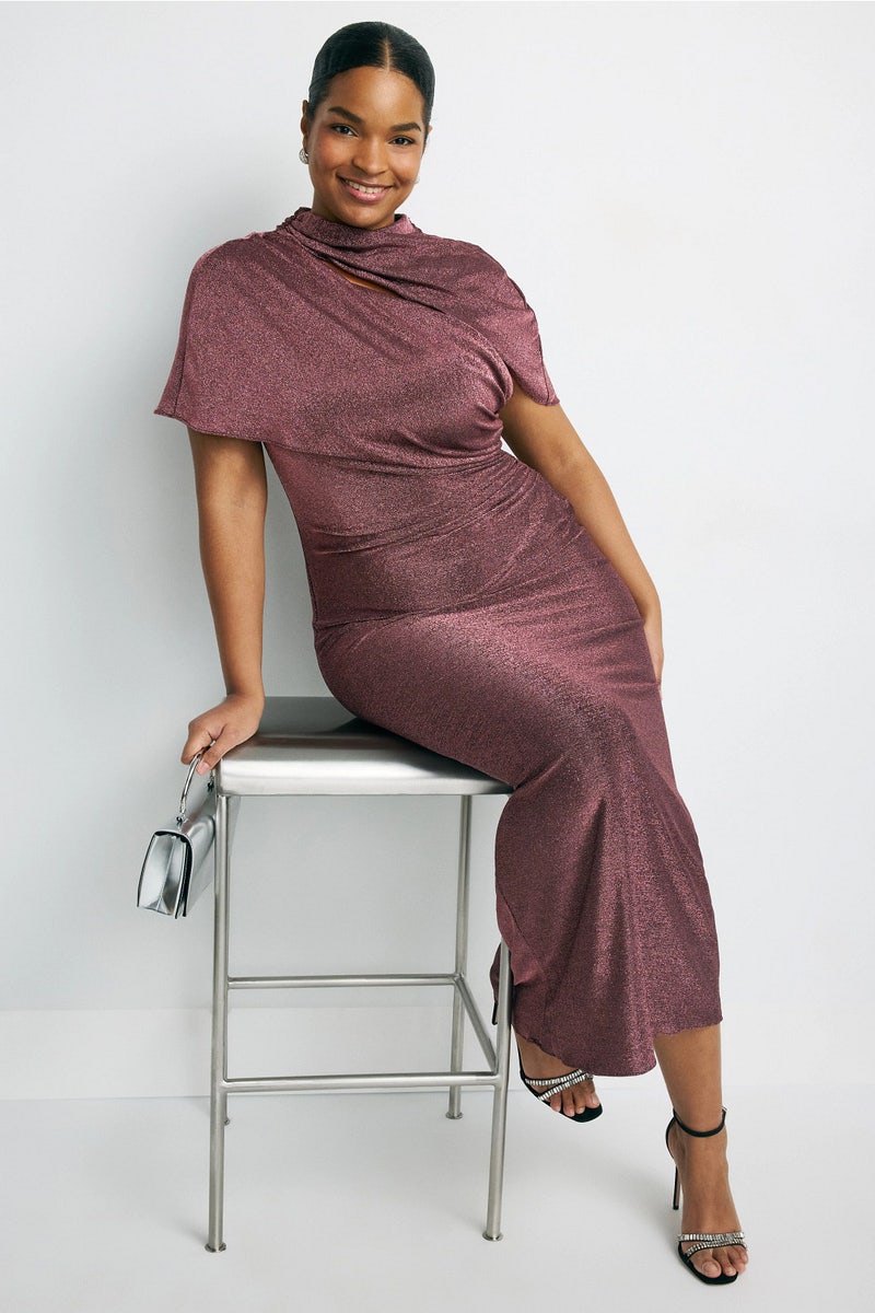 Sparkly Midi Dress by Adrianna - Photo 0