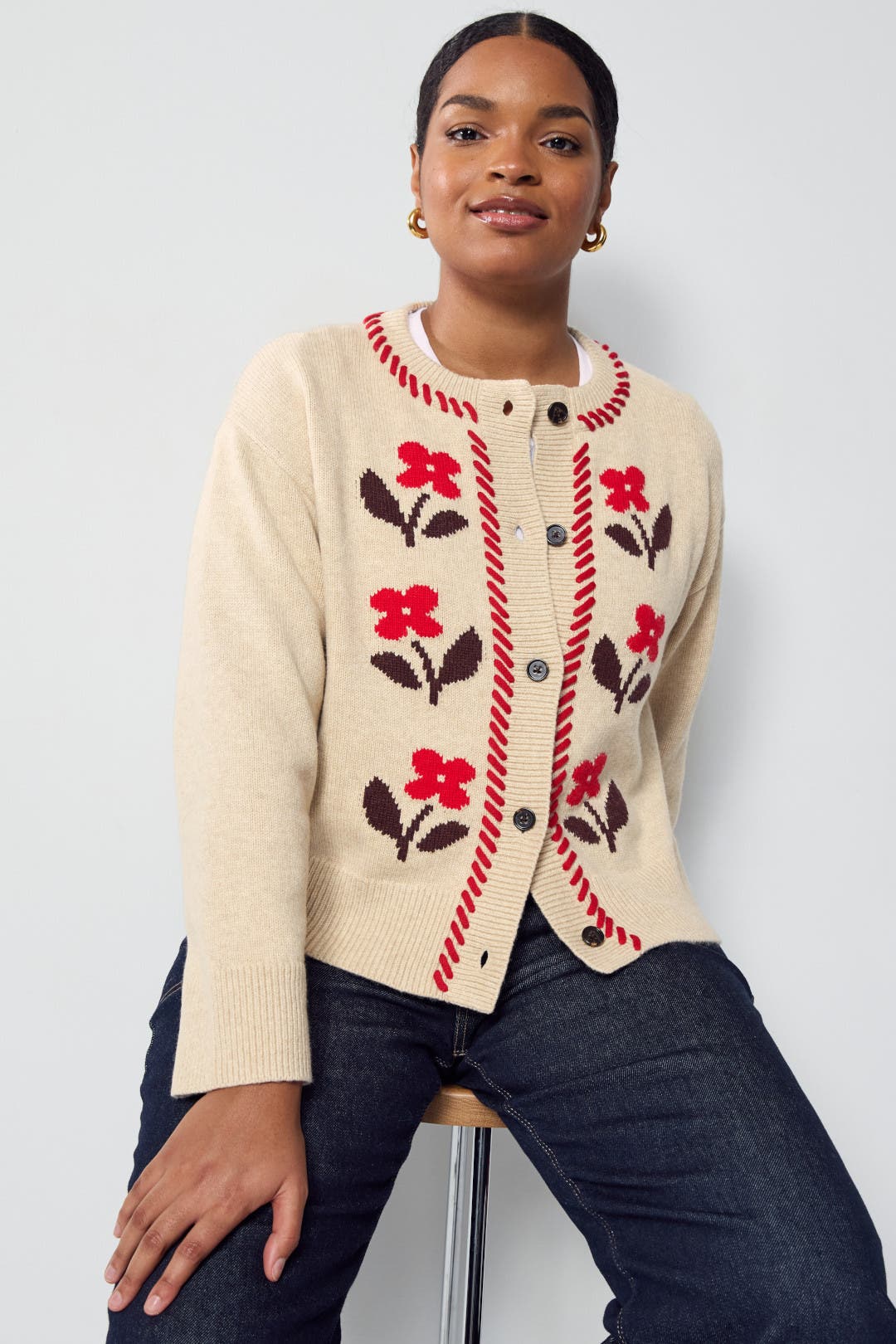 Belgio Embroidered Oversized Cardigan by Weekend Max Mara | Rent