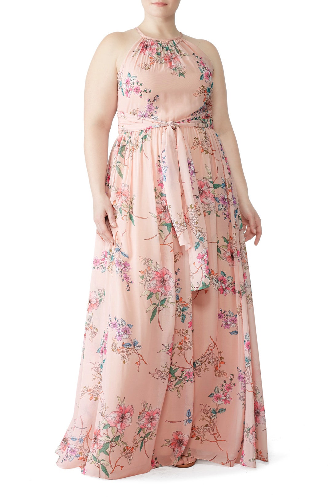 Floral Daniela Gown by Monique Lhuillier Bridesmaid 4