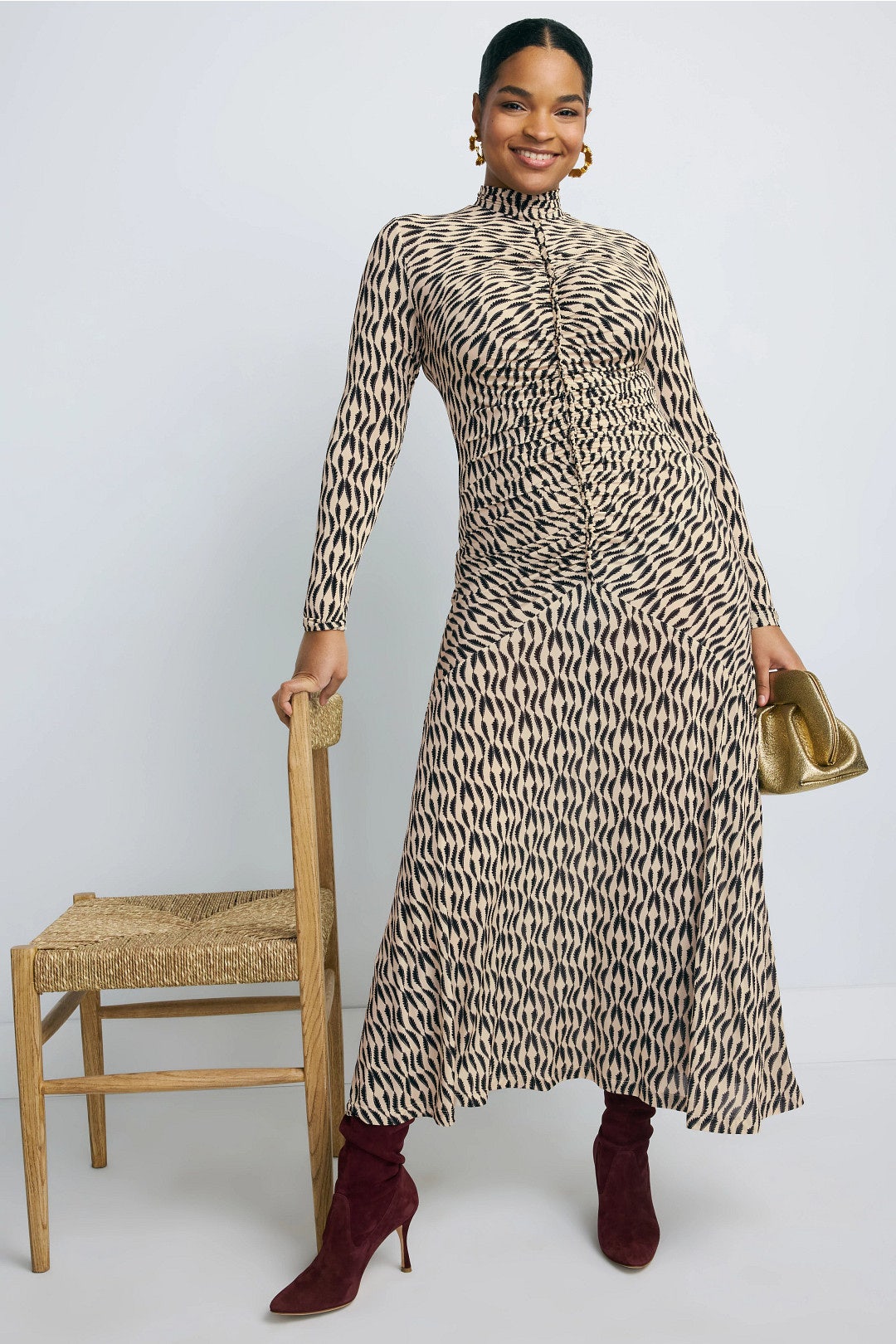 Ida Long Sleeve Maxi Dress by Ulla Johnson 5