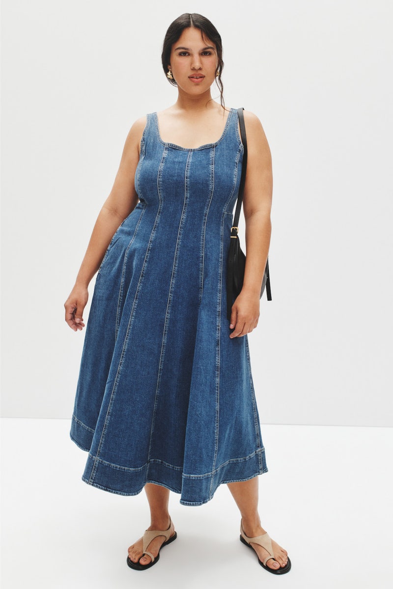 Flare Denim Midi Dress by Madewell - Photo 5